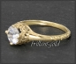 Preview: Brillant Ring, 0,94ct, 585 Gold, Antik Jugendstil Design